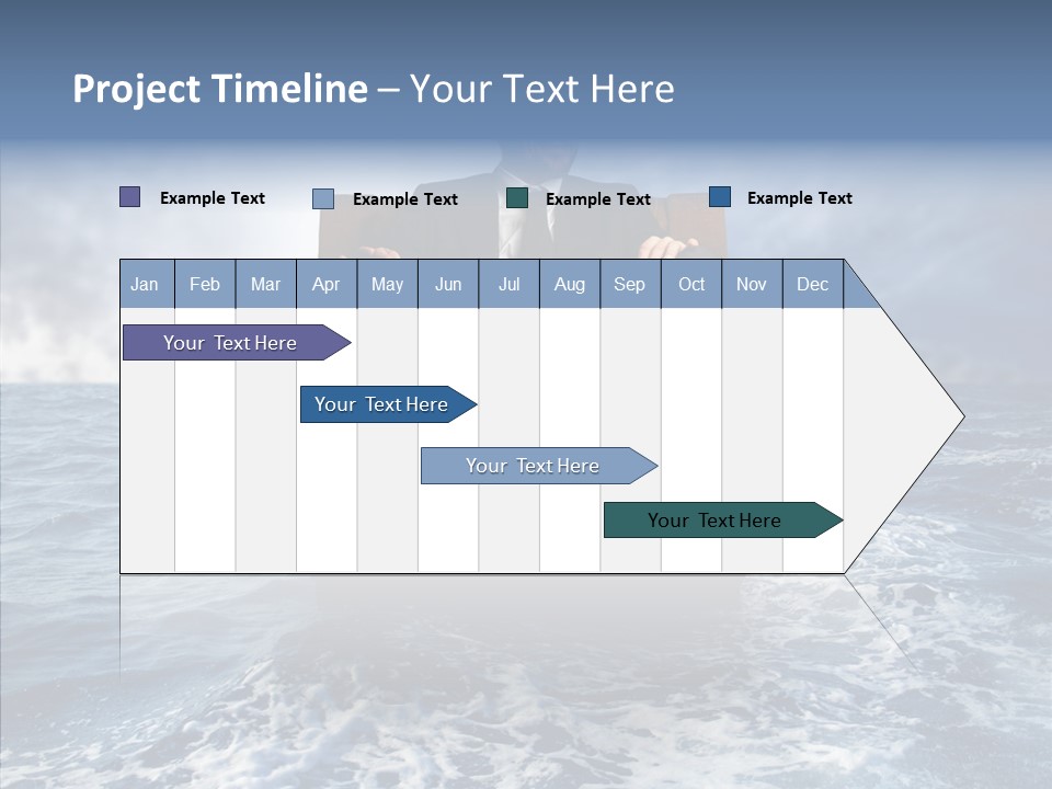 Cloudy Office Young PowerPoint Template