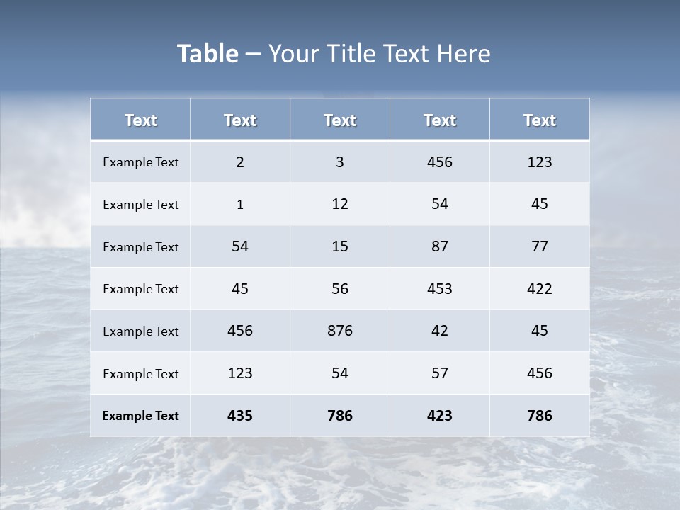 Cloudy Office Young PowerPoint Template