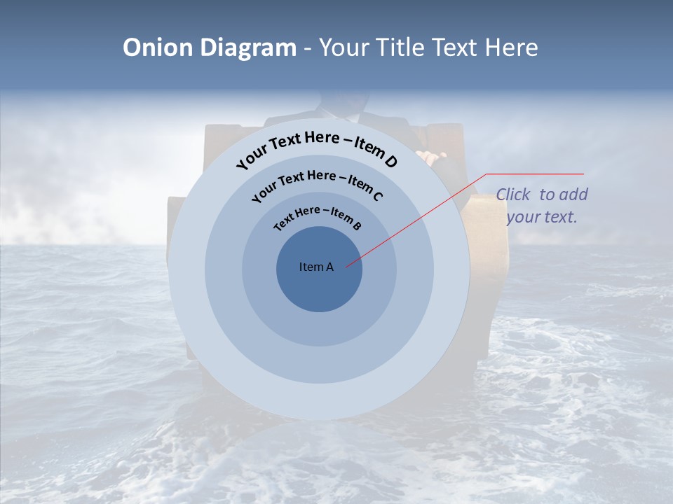Cloudy Office Young PowerPoint Template