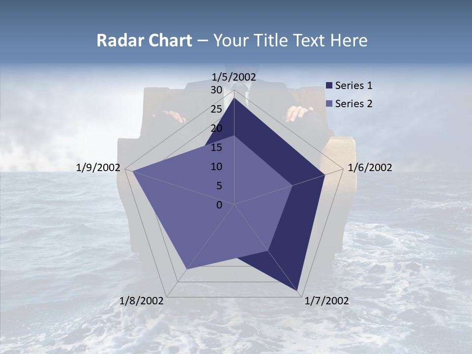 Cloudy Office Young PowerPoint Template