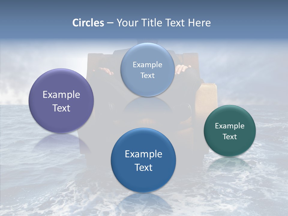 Cloudy Office Young PowerPoint Template