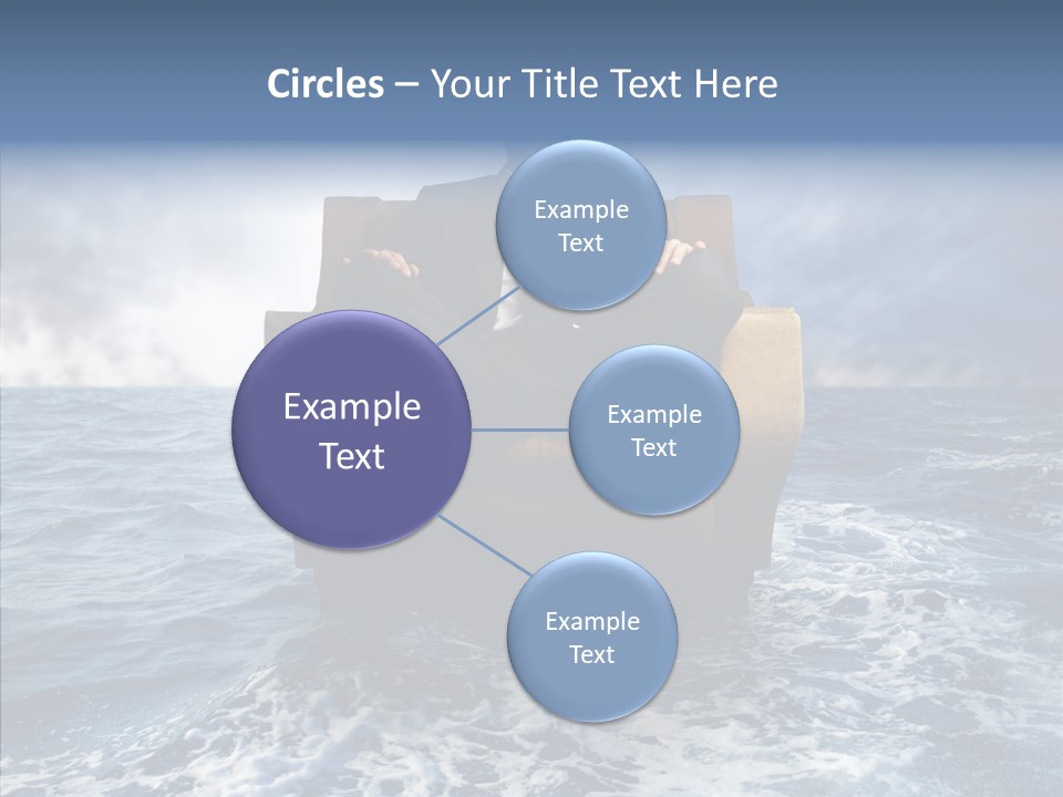 Cloudy Office Young PowerPoint Template