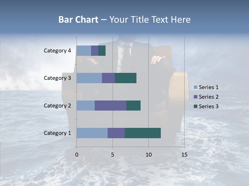 Cloudy Office Young PowerPoint Template