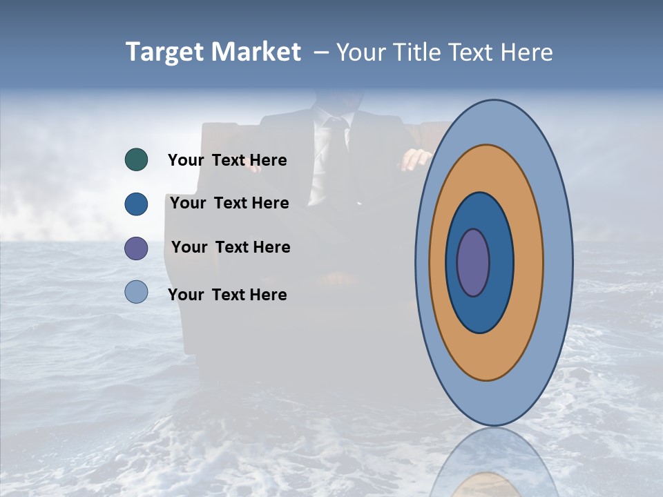 Cloudy Office Young PowerPoint Template