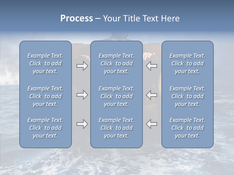 Cloudy Office Young PowerPoint Template