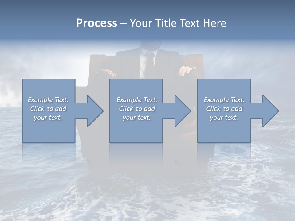Cloudy Office Young PowerPoint Template