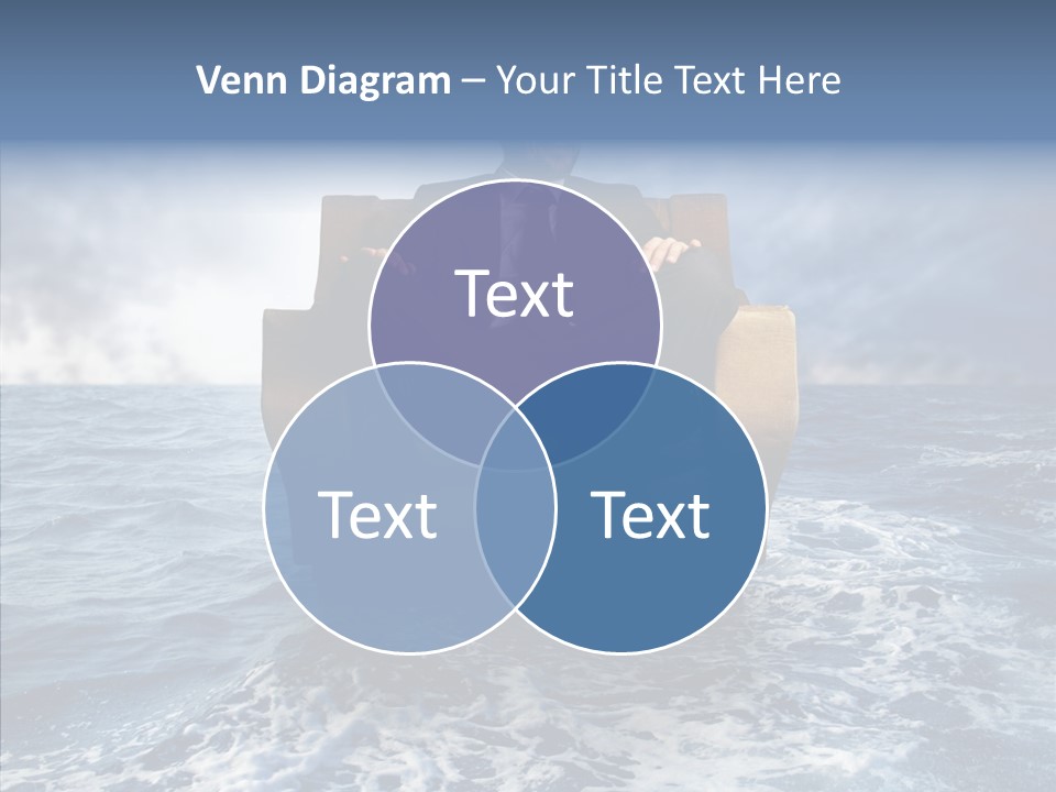 Cloudy Office Young PowerPoint Template