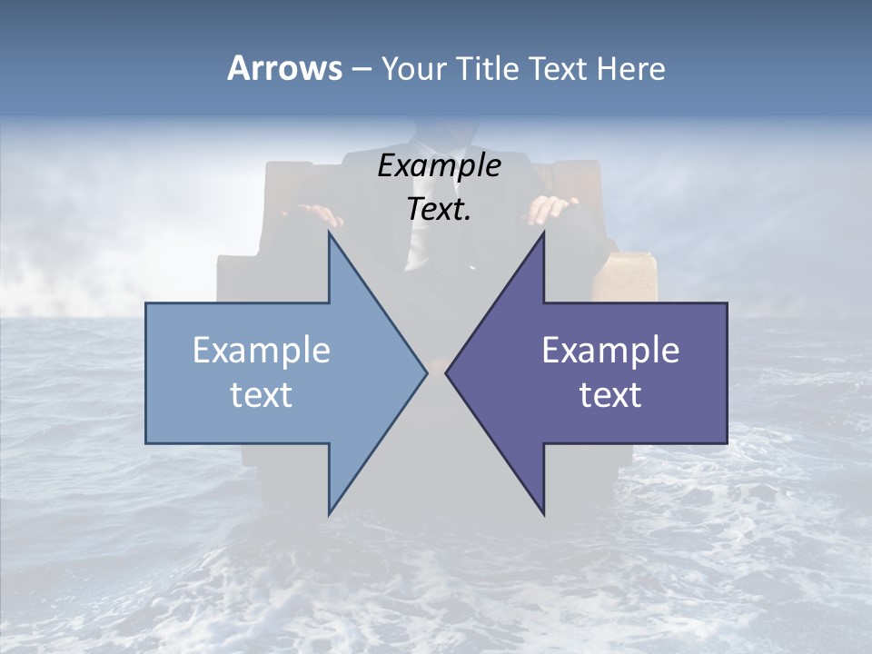 Cloudy Office Young PowerPoint Template