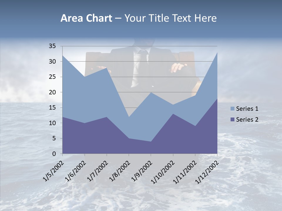Cloudy Office Young PowerPoint Template