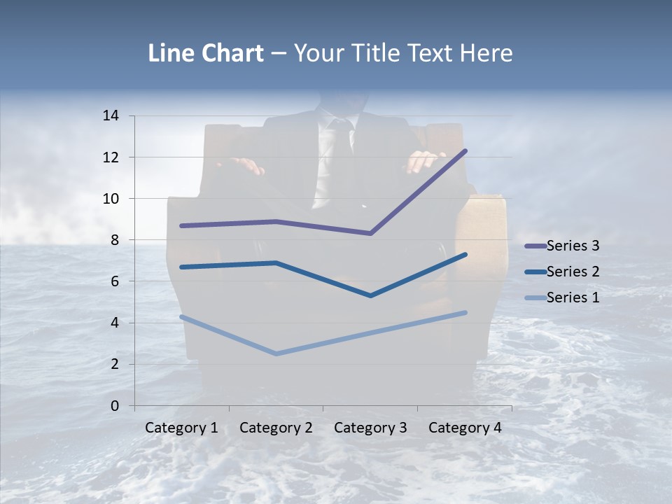 Cloudy Office Young PowerPoint Template