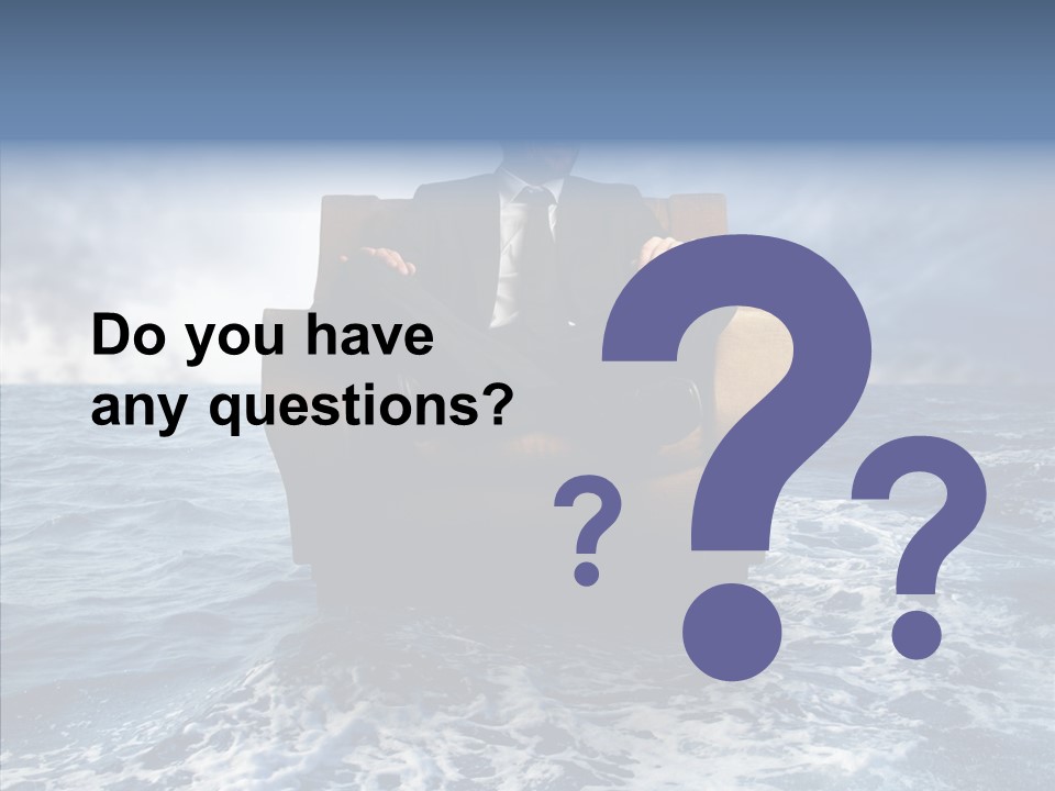 Cloudy Office Young PowerPoint Template