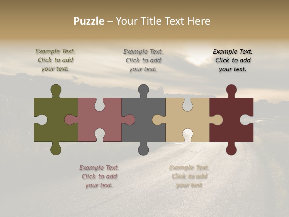 Hill Rural Brown PowerPoint Template