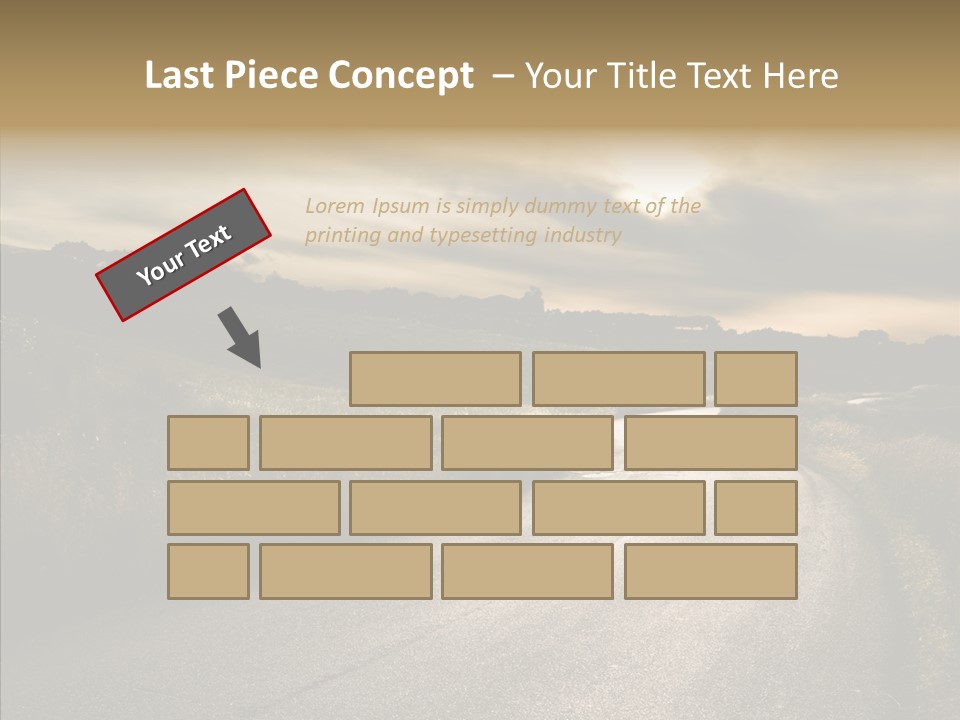Hill Rural Brown PowerPoint Template