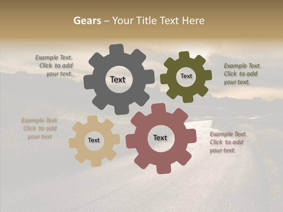 Hill Rural Brown PowerPoint Template