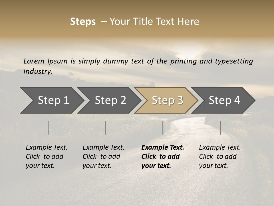 Hill Rural Brown PowerPoint Template