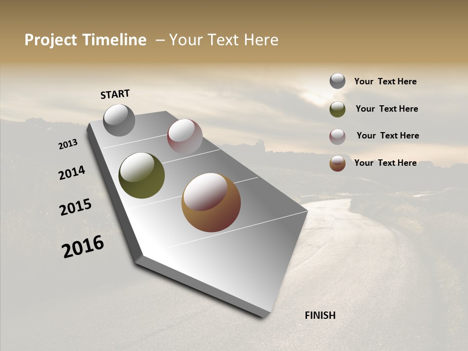 Hill Rural Brown PowerPoint Template