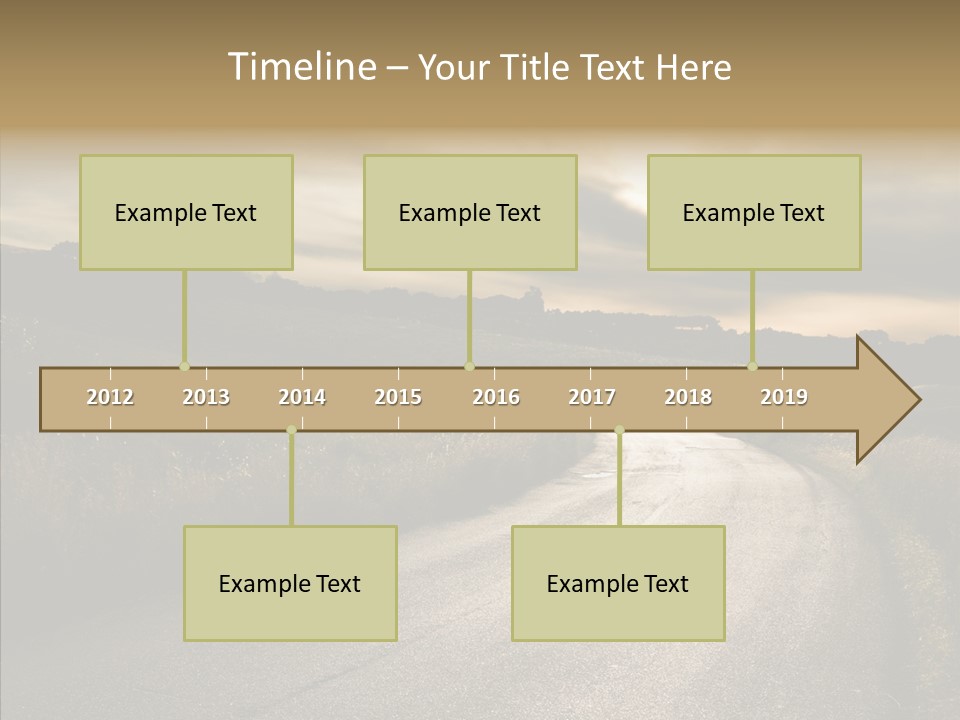 Hill Rural Brown PowerPoint Template