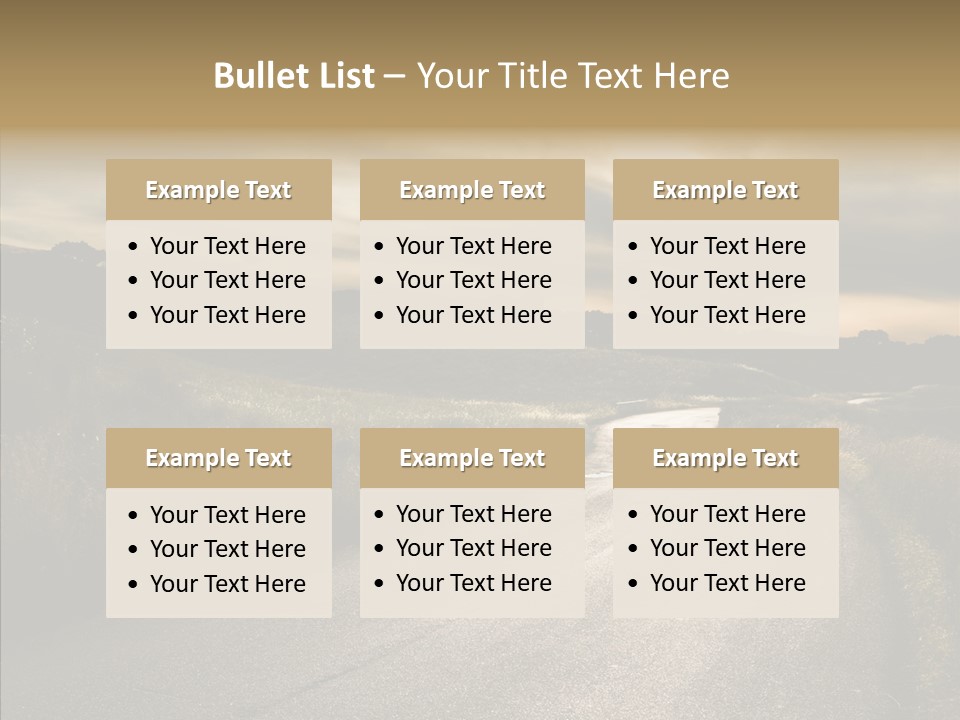 Hill Rural Brown PowerPoint Template