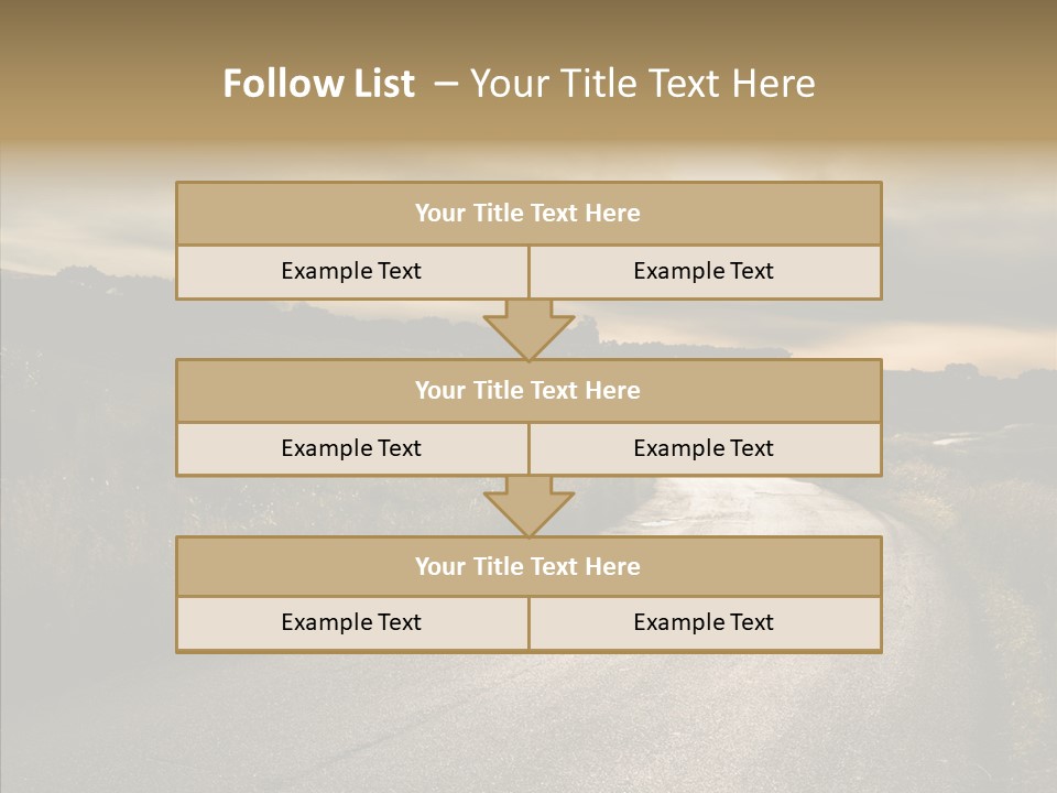 Hill Rural Brown PowerPoint Template