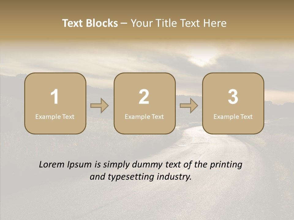 Hill Rural Brown PowerPoint Template