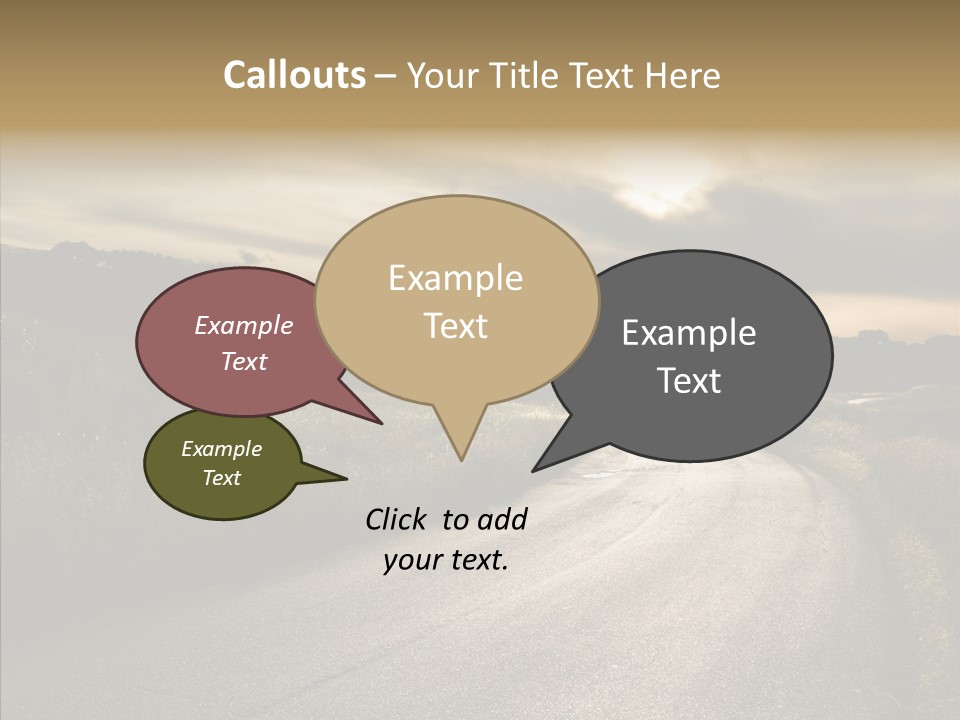 Hill Rural Brown PowerPoint Template