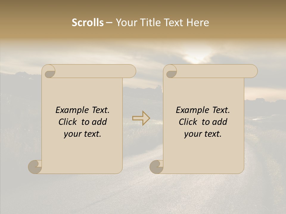 Hill Rural Brown PowerPoint Template