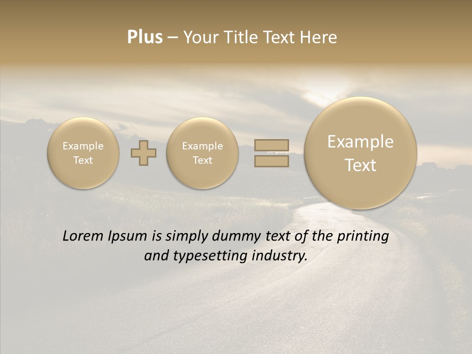 Hill Rural Brown PowerPoint Template