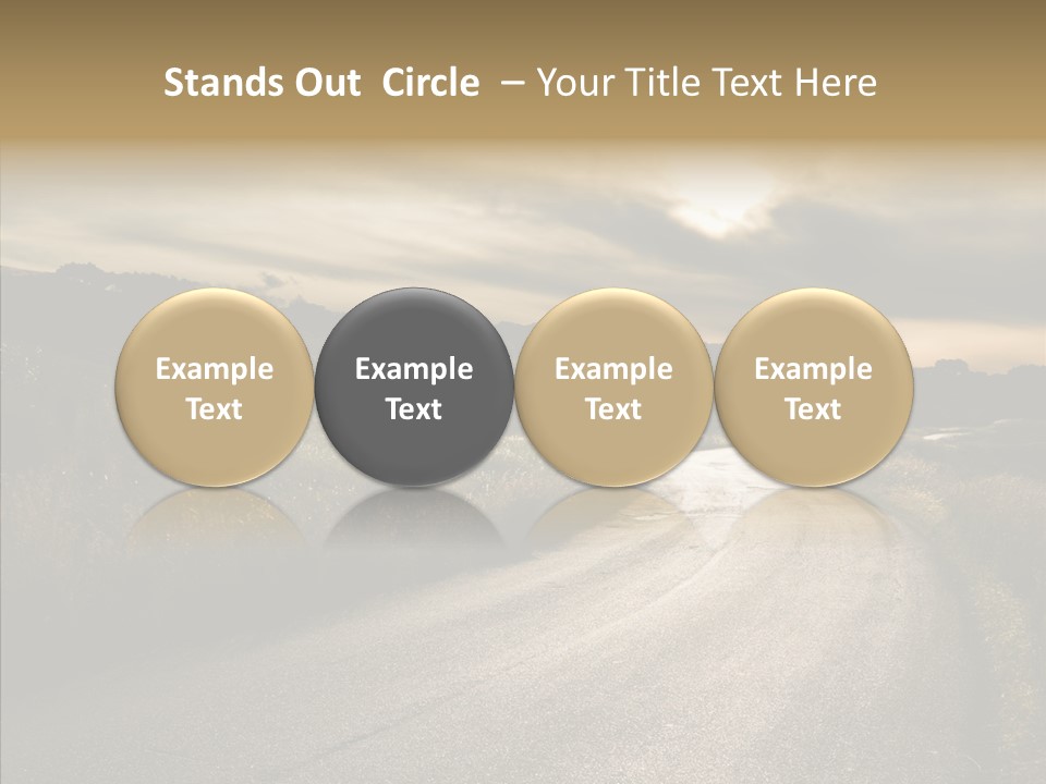 Hill Rural Brown PowerPoint Template