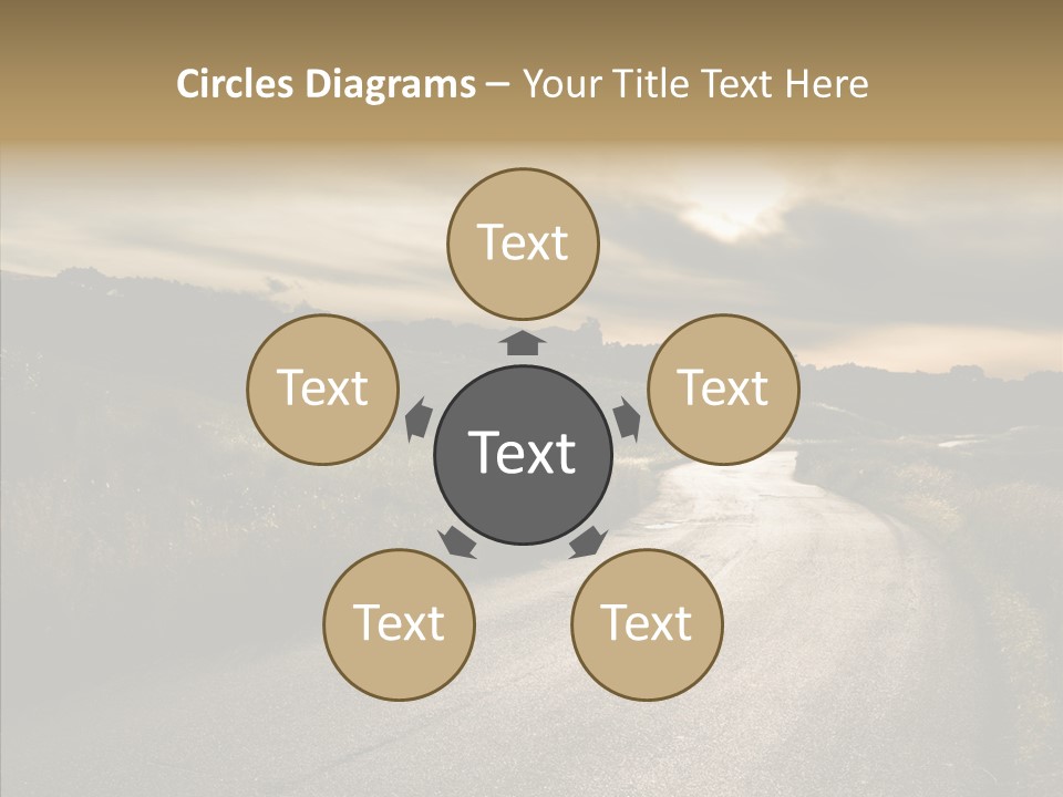 Hill Rural Brown PowerPoint Template