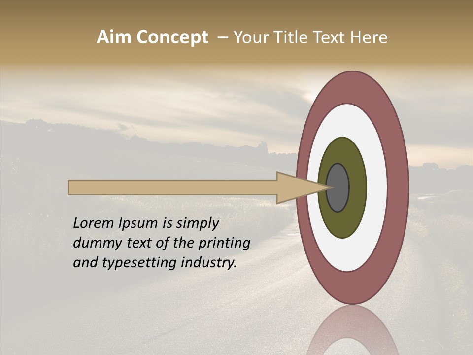Hill Rural Brown PowerPoint Template