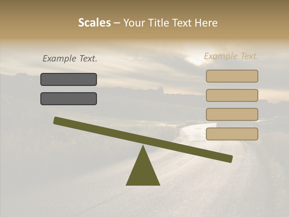 Hill Rural Brown PowerPoint Template