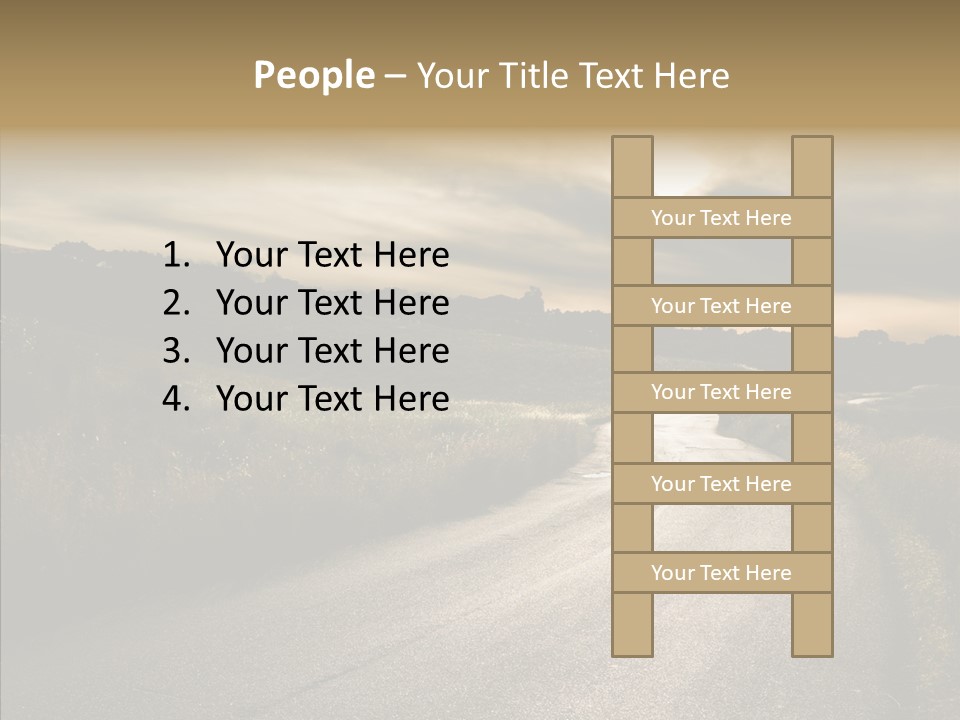 Hill Rural Brown PowerPoint Template