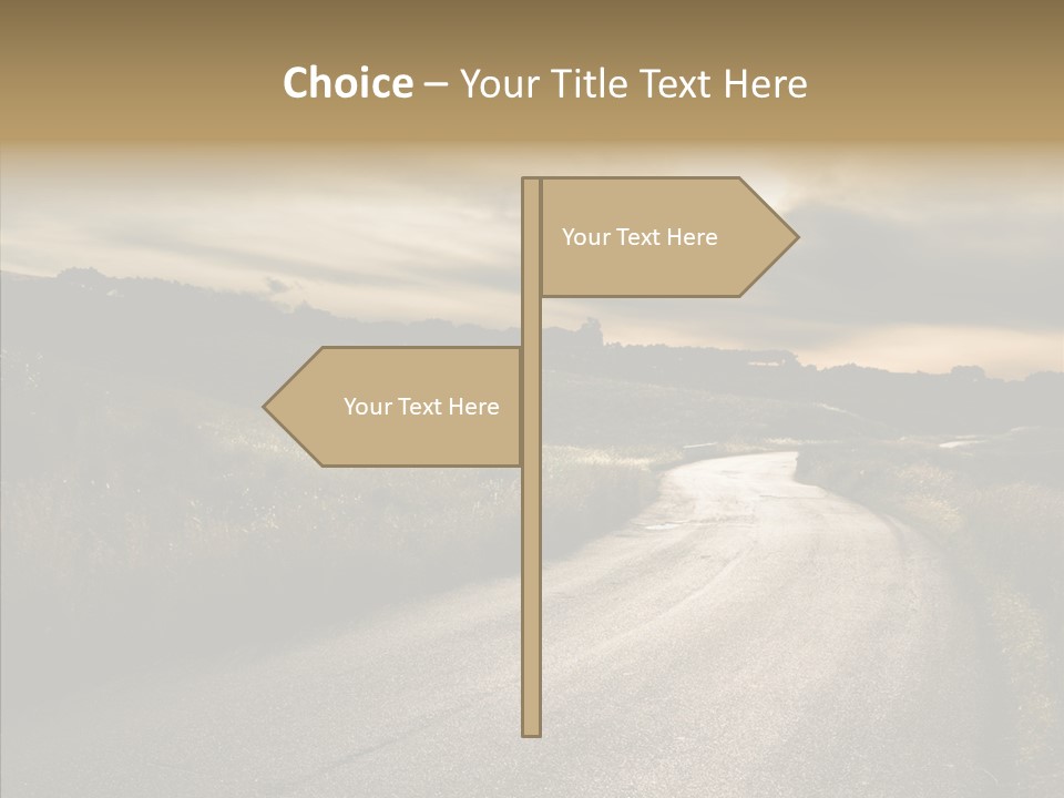 Hill Rural Brown PowerPoint Template