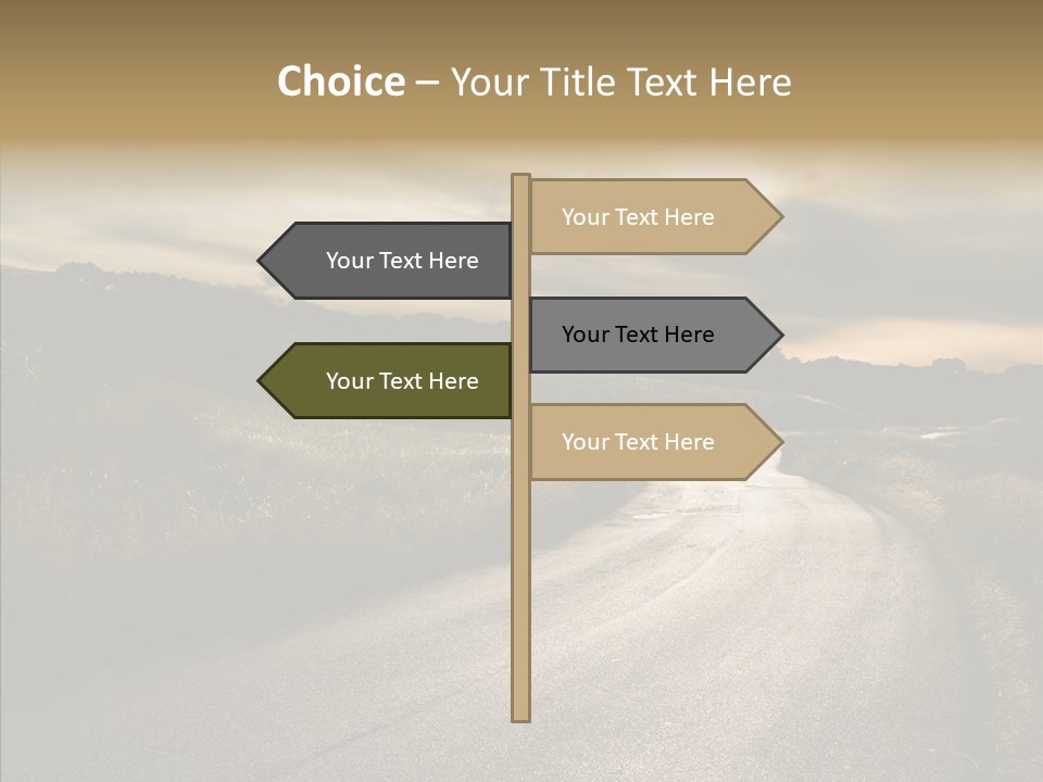 Hill Rural Brown PowerPoint Template