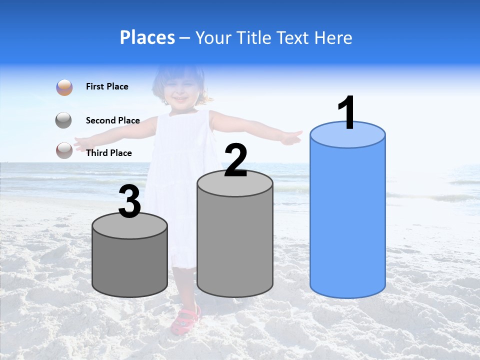 Person Outdoor Sea PowerPoint Template