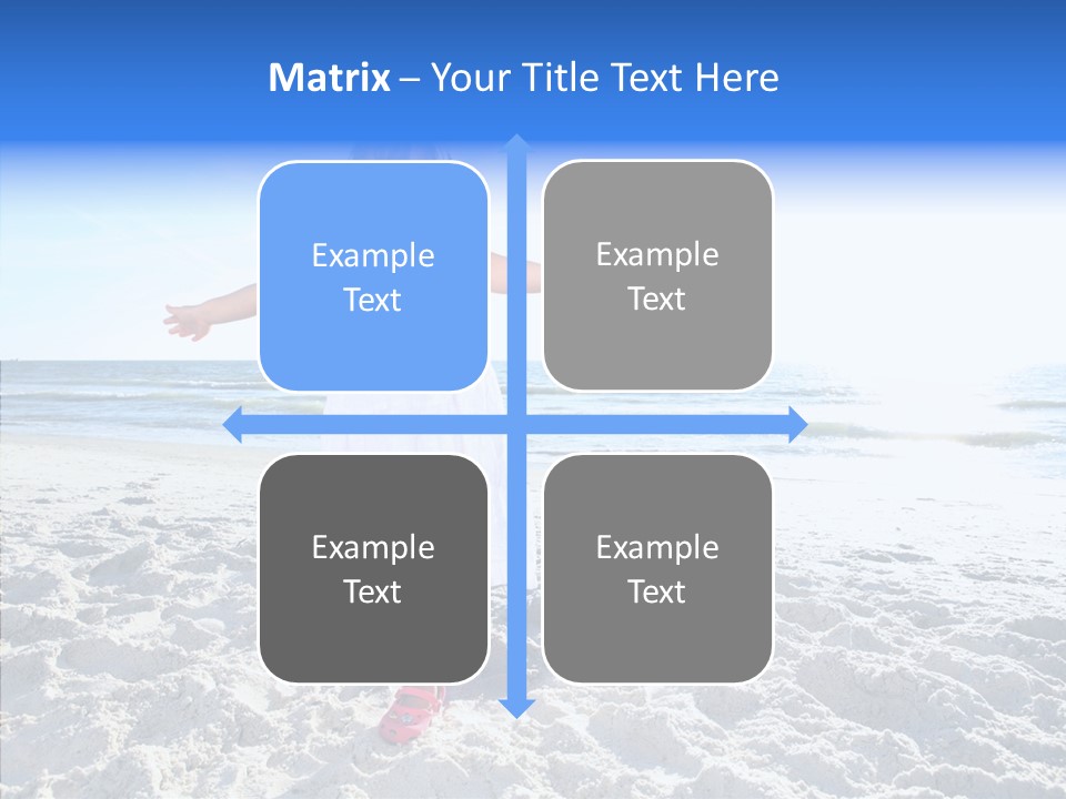 Person Outdoor Sea PowerPoint Template