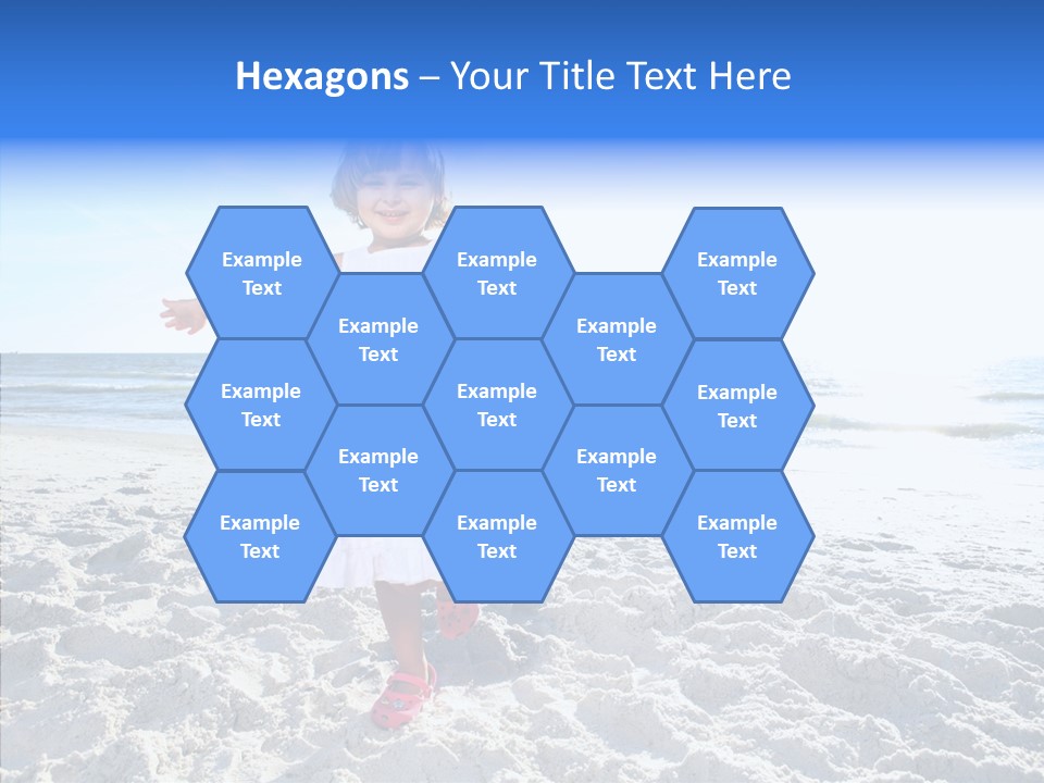 Person Outdoor Sea PowerPoint Template
