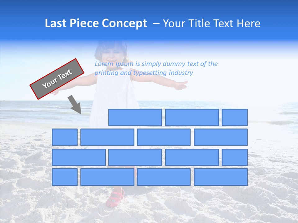 Person Outdoor Sea PowerPoint Template