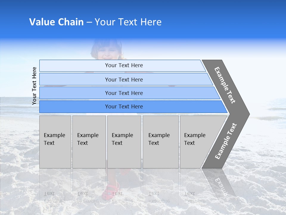 Person Outdoor Sea PowerPoint Template