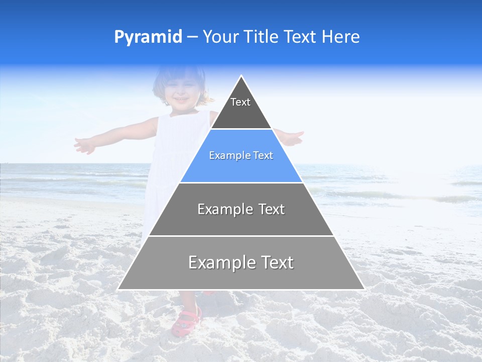 Person Outdoor Sea PowerPoint Template