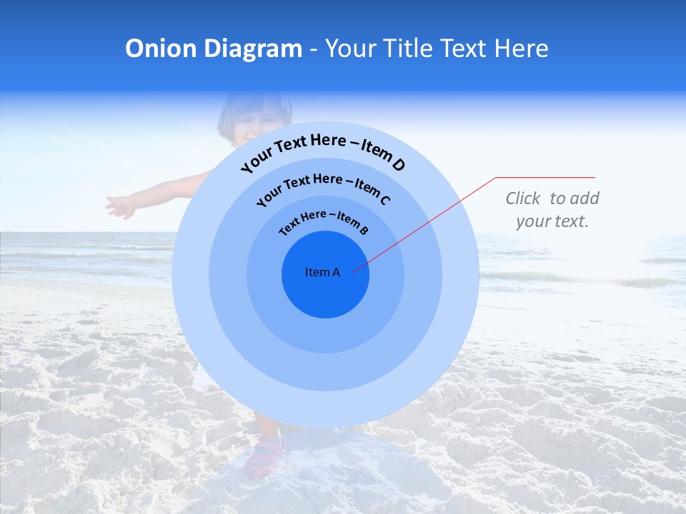 Person Outdoor Sea PowerPoint Template