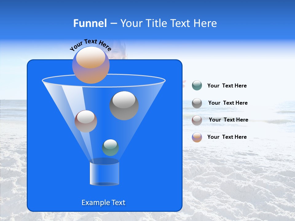 Person Outdoor Sea PowerPoint Template