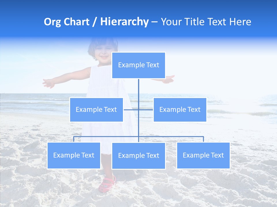 Person Outdoor Sea PowerPoint Template