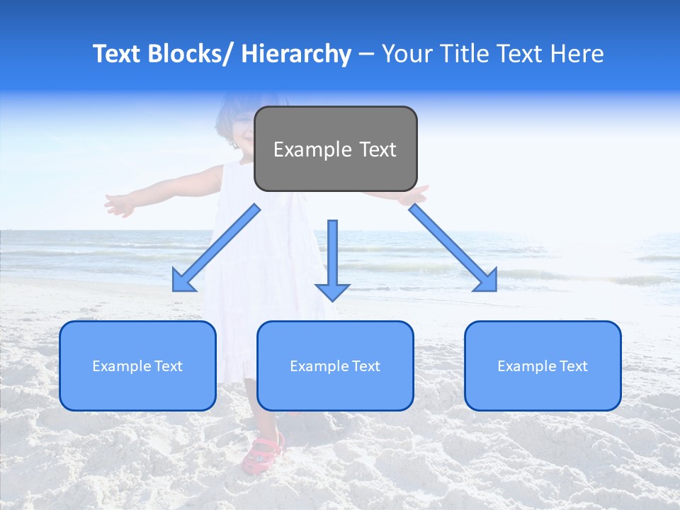 Person Outdoor Sea PowerPoint Template