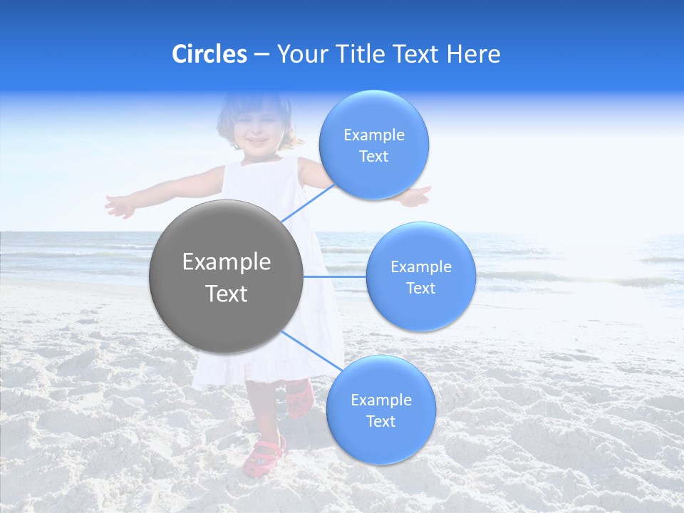 Person Outdoor Sea PowerPoint Template