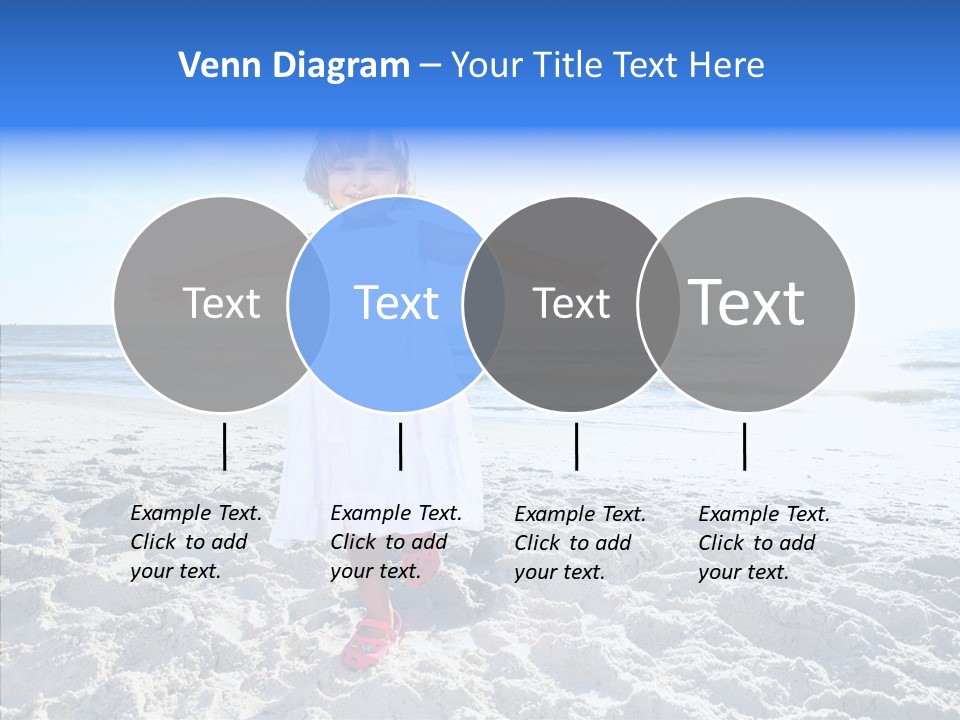 Person Outdoor Sea PowerPoint Template