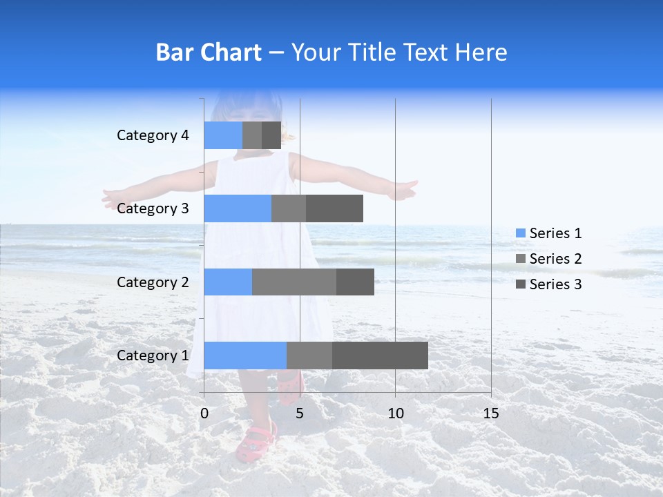 Person Outdoor Sea PowerPoint Template