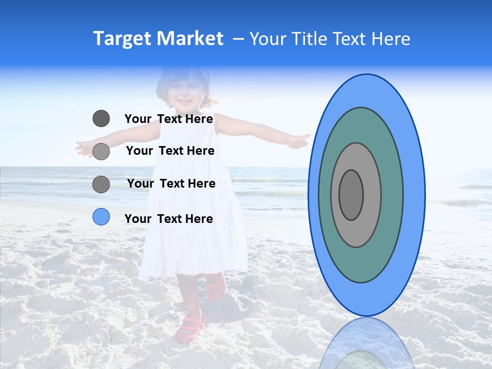 Person Outdoor Sea PowerPoint Template