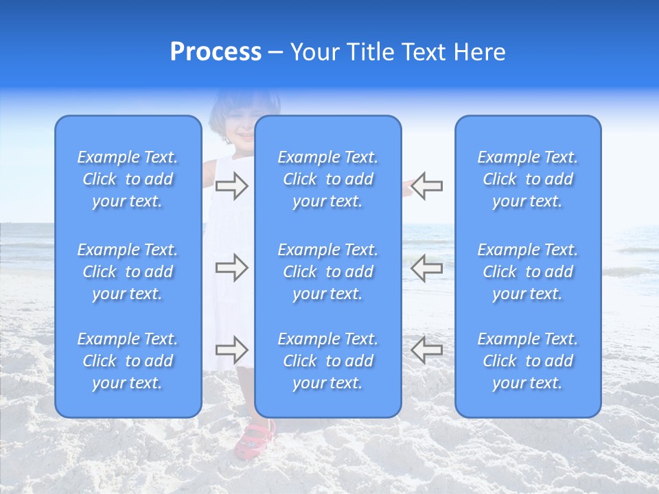 Person Outdoor Sea PowerPoint Template