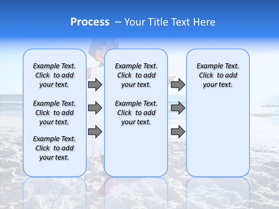 Person Outdoor Sea PowerPoint Template